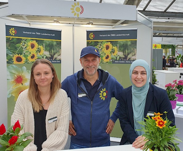 Barbara Gindl mit Gerhard Grundböck und Betül Aktas